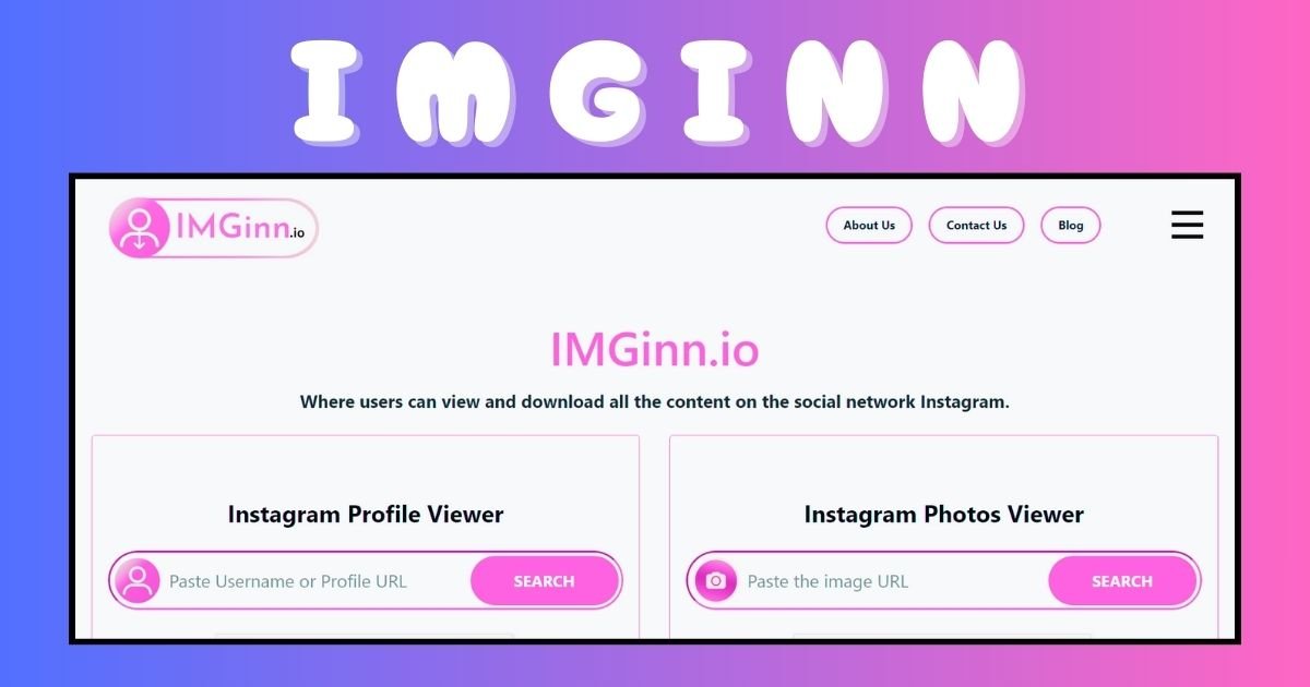 Imginn: Anonymous Instagram Photo & Video Downloader