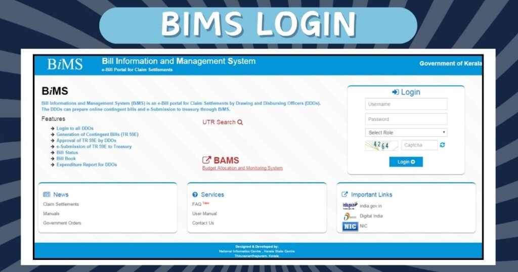 BIMS Login